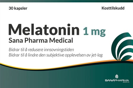 Melatonin 1mg produktbilder