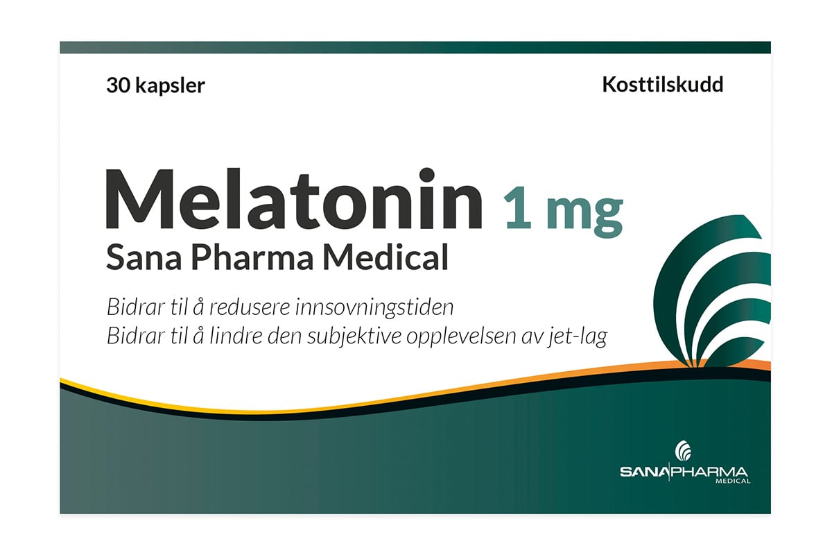 Melatonin 1mg produktbilder